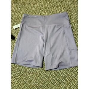 DKNY 7 Inch Inseam Bike Shorts Womens XL, Purple, NWT